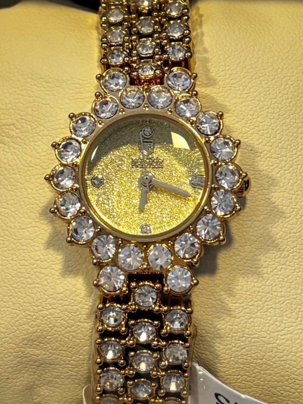 Brand New Gold Austrian Crystal-Accented Women's Bracelet Watch
